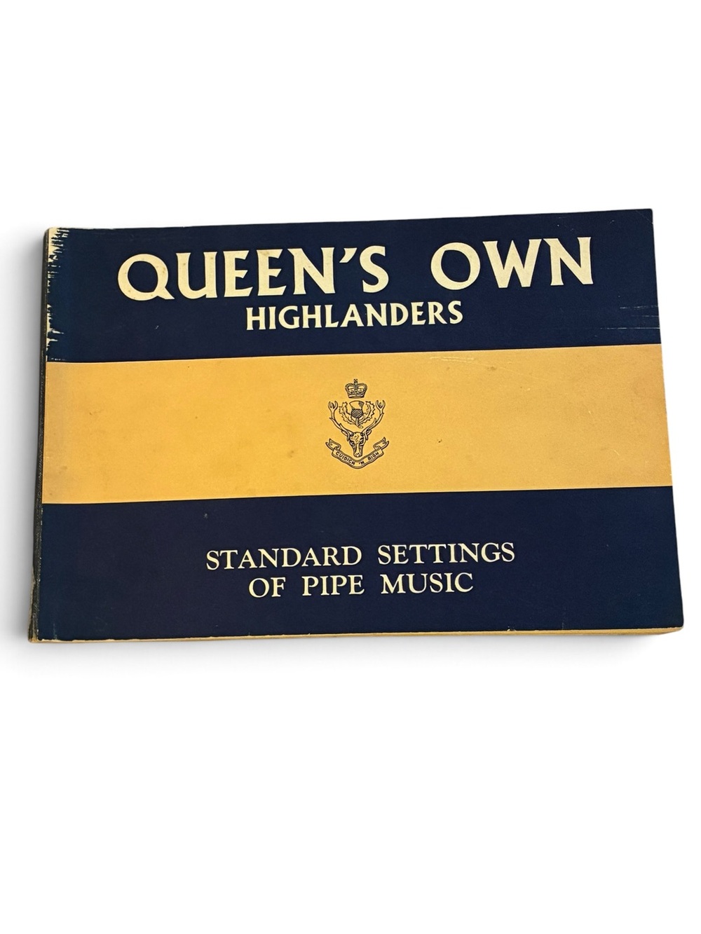 VTG Queen’s Own Highlanders Pipe Music Book 1st Edition 1960s Rare Scottish